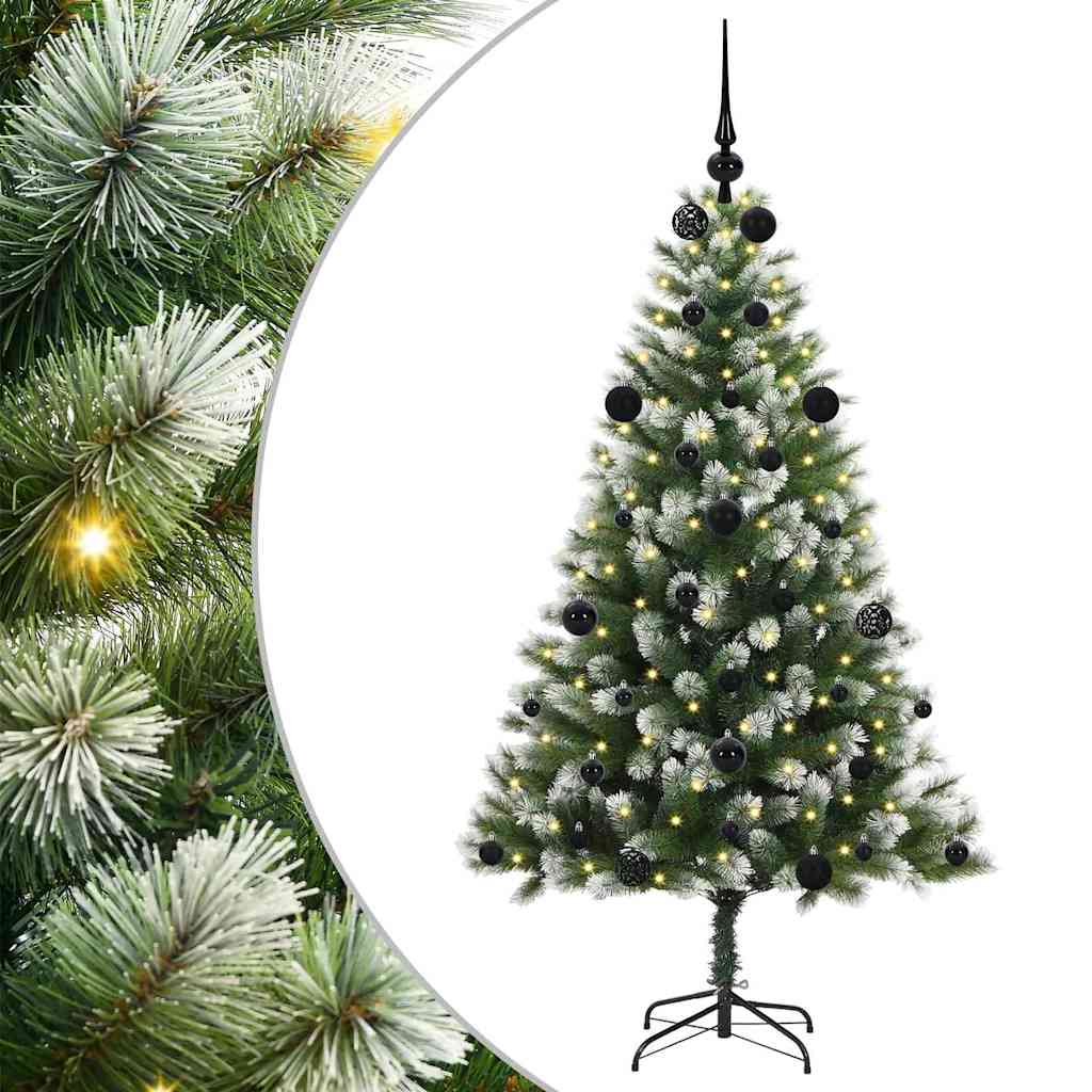 Umělý Sklápěcí Vánoční Stromeček S Flokovaným Sněhem 150 Cm