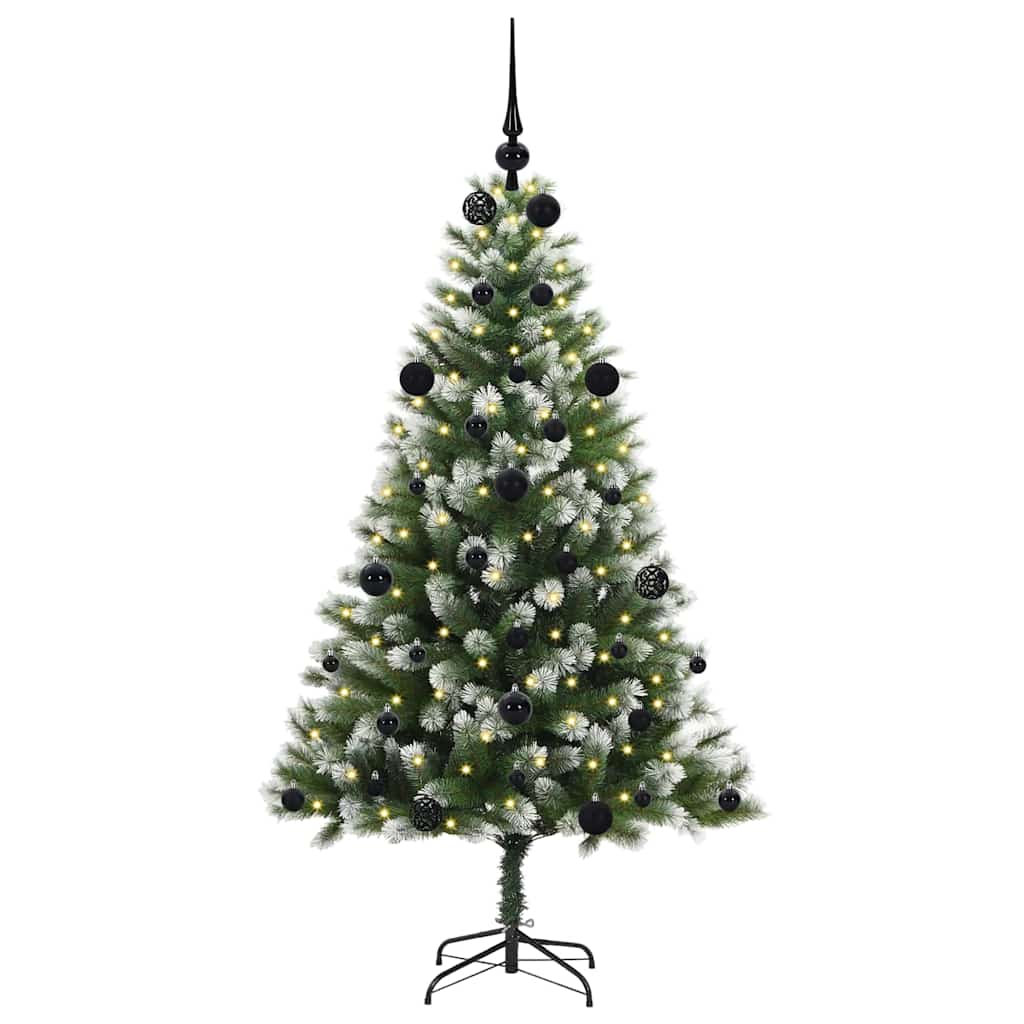 Umělý Sklápěcí Vánoční Stromeček S Flokovaným Sněhem 150 Cm