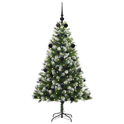 Umělý Sklápěcí Vánoční Stromeček S Flokovaným Sněhem 150 Cm