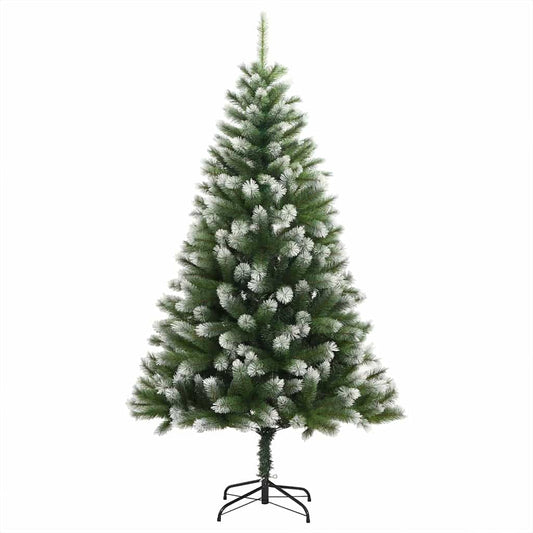 Umělý Sklápěcí Vánoční Stromeček S Flokovaným Sněhem 150 Cm