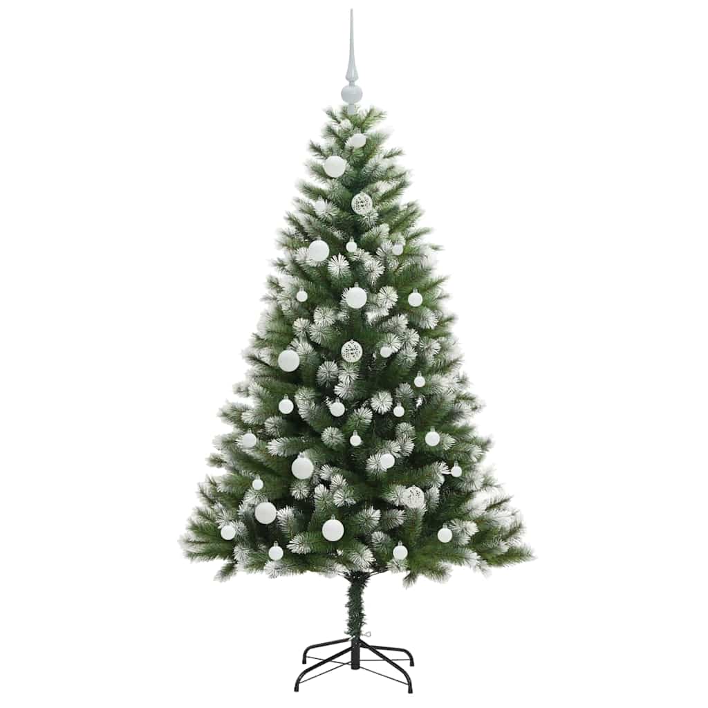 Umělý Sklápěcí Vánoční Stromeček S Flokovaným Sněhem 150 Cm