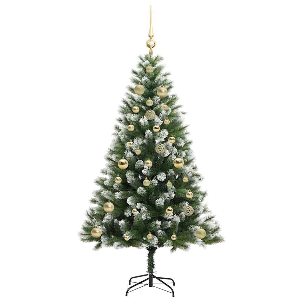 Umělý Sklápěcí Vánoční Stromeček S Flokovaným Sněhem 150 Cm