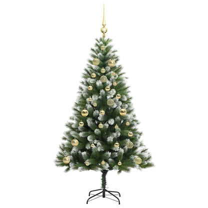 Umělý Sklápěcí Vánoční Stromeček S Flokovaným Sněhem 150 Cm