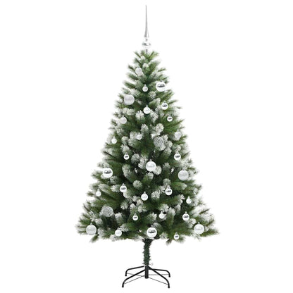 Umělý Sklápěcí Vánoční Stromeček S Flokovaným Sněhem 150 Cm
