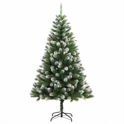 Umělý Sklápěcí Vánoční Stromeček S Flokovaným Sněhem 150 Cm