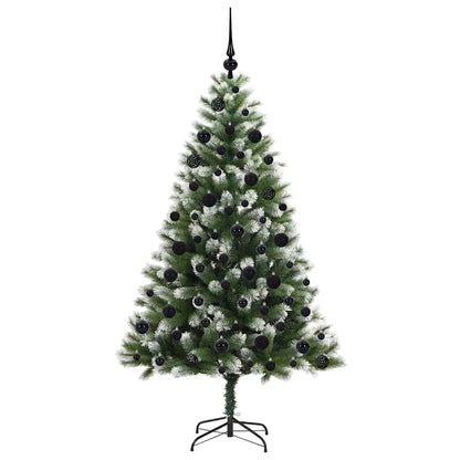 Umělý Sklápěcí Vánoční Stromeček S Flokovaným Sněhem 180 Cm