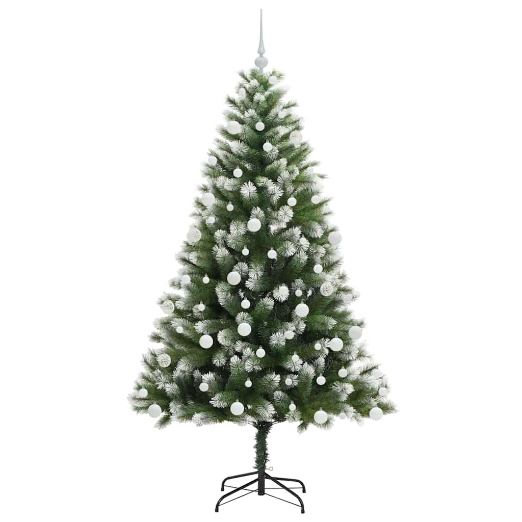 Umělý Sklápěcí Vánoční Stromeček S Flokovaným Sněhem 180 Cm