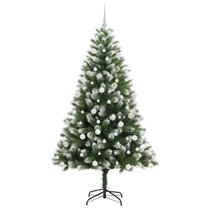 Umělý Sklápěcí Vánoční Stromeček S Flokovaným Sněhem 180 Cm