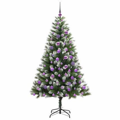 Umělý Sklápěcí Vánoční Stromeček S Flokovaným Sněhem 180 Cm