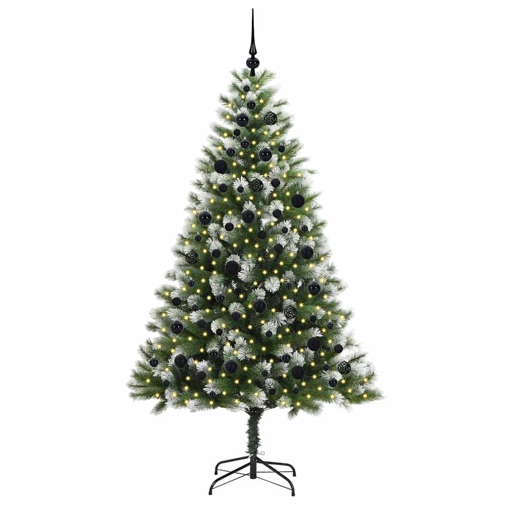 Umělý Sklápěcí Vánoční Stromeček S Flokovaným Sněhem 210 Cm