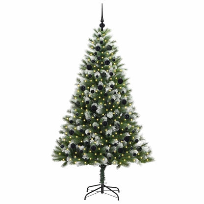 Umělý Sklápěcí Vánoční Stromeček S Flokovaným Sněhem 210 Cm