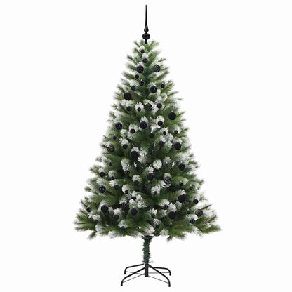 Umělý Sklápěcí Vánoční Stromeček S Flokovaným Sněhem 210 Cm