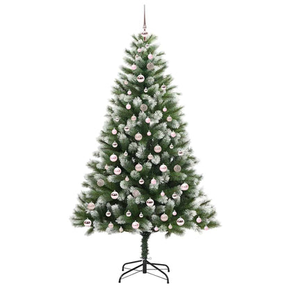 Umělý Sklápěcí Vánoční Stromeček S Flokovaným Sněhem 210 Cm