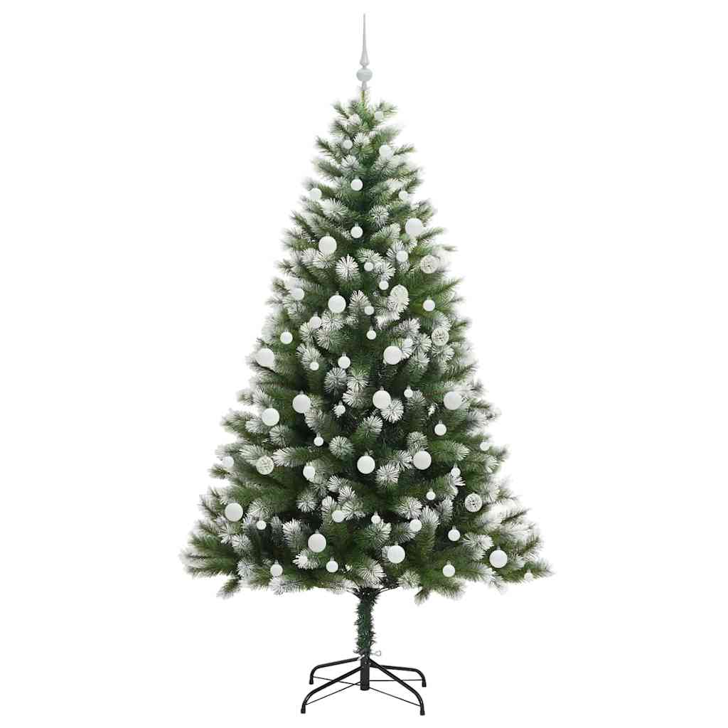 Umělý Sklápěcí Vánoční Stromeček S Flokovaným Sněhem 210 Cm