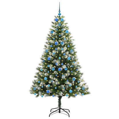 Umělý Sklápěcí Vánoční Stromeček S Flokovaným Sněhem 210 Cm