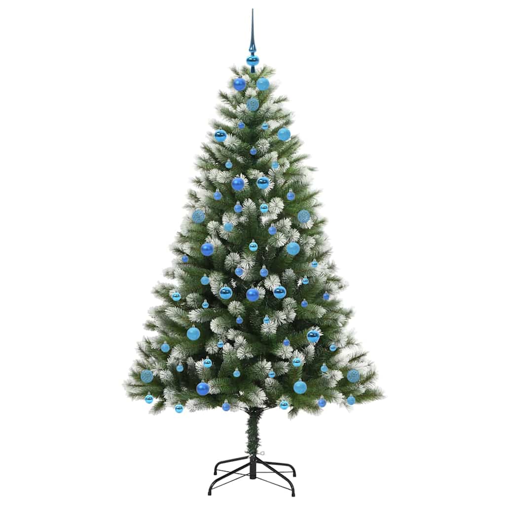 Umělý Sklápěcí Vánoční Stromeček S Flokovaným Sněhem 210 Cm