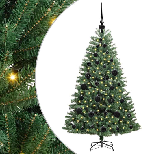 Umělý Skládací Vánoční Strom S Stojanem Zelená 120 Cm Pvc A Kov