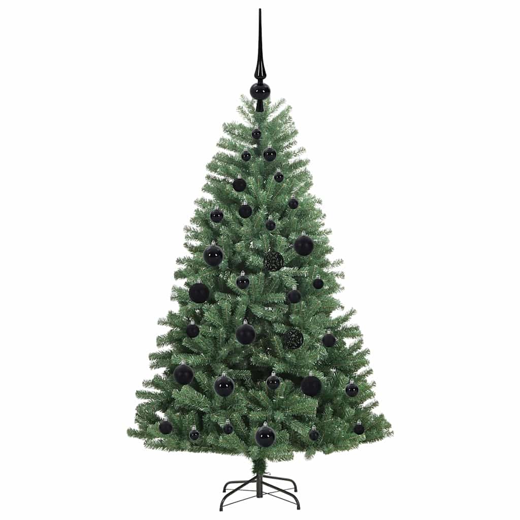 Umělý Skládací Vánoční Strom S Stojanem Zelená 120 Cm Pvc A Kov
