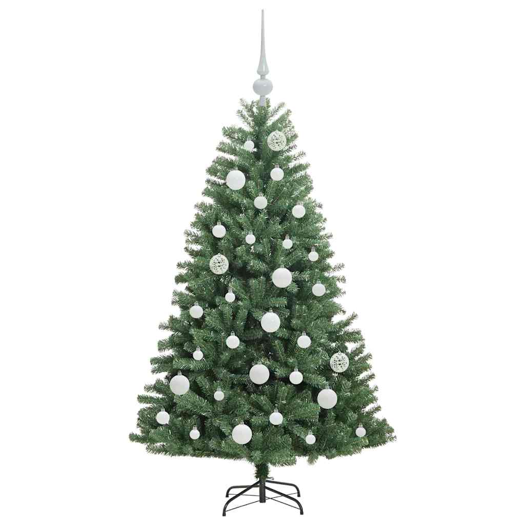 Umělý Skládací Vánoční Strom S Stojanem Zelená 120 Cm Pvc A Kov
