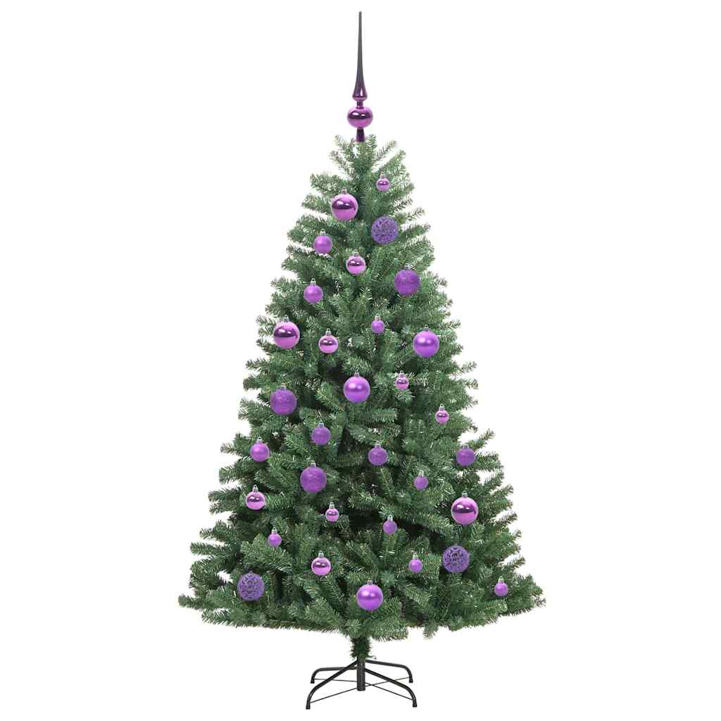 Umělý Skládací Vánoční Strom S Stojanem Zelená 120 Cm Pvc A Kov
