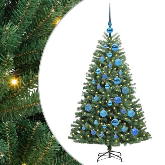 Umělý Skládací Vánoční Strom S Stojanem Zelená 120 Cm Pvc A Kov