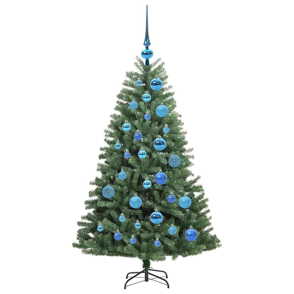 Umělý Skládací Vánoční Strom S Stojanem Zelená 120 Cm Pvc A Kov