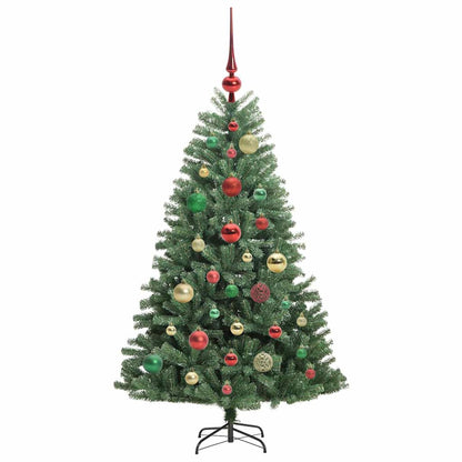 Umělý Skládací Vánoční Strom S Stojanem Zelená 120 Cm Pvc A Kov