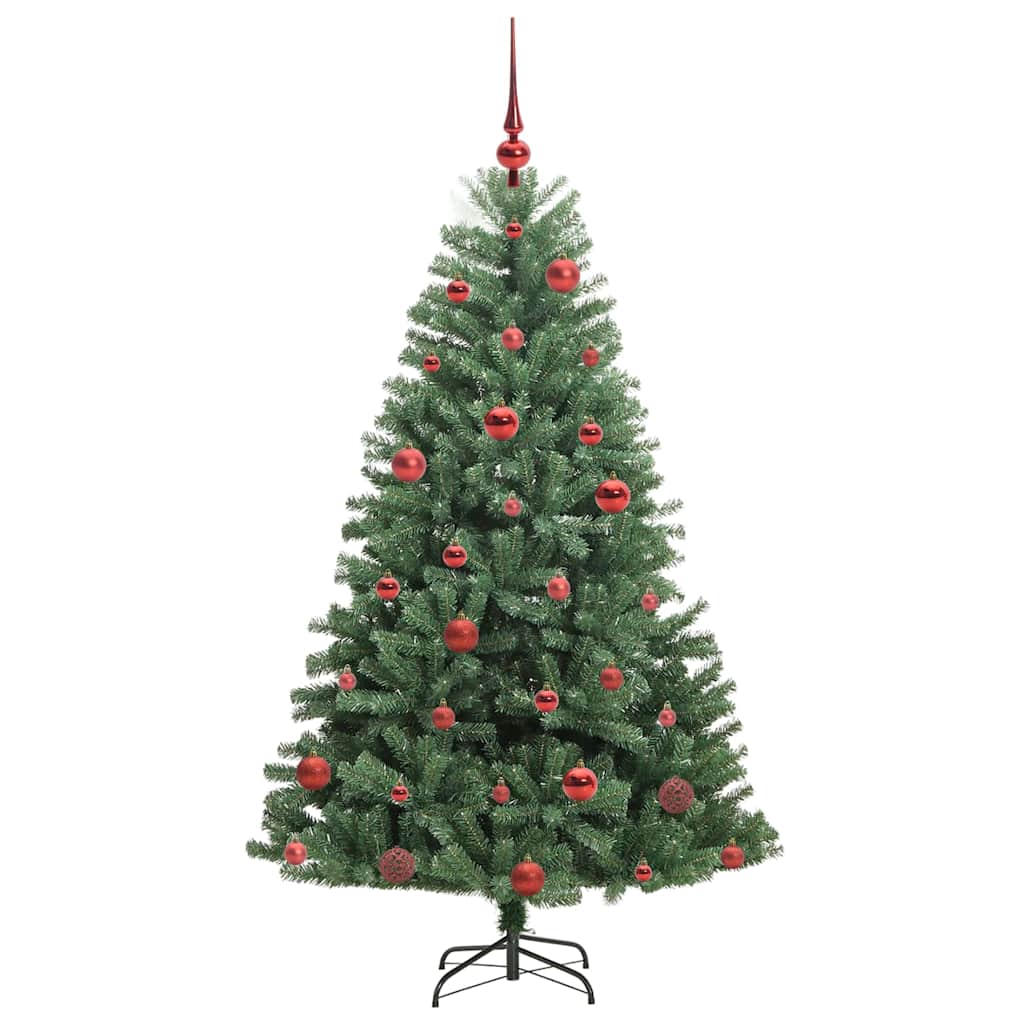 Umělý Skládací Vánoční Strom S Stojanem Zelená 150 Cm Pvc A Kov