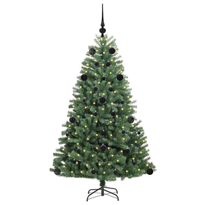 Umělý Skládací Vánoční Strom S Stojanem Zelená 150 Cm Pvc A Kov