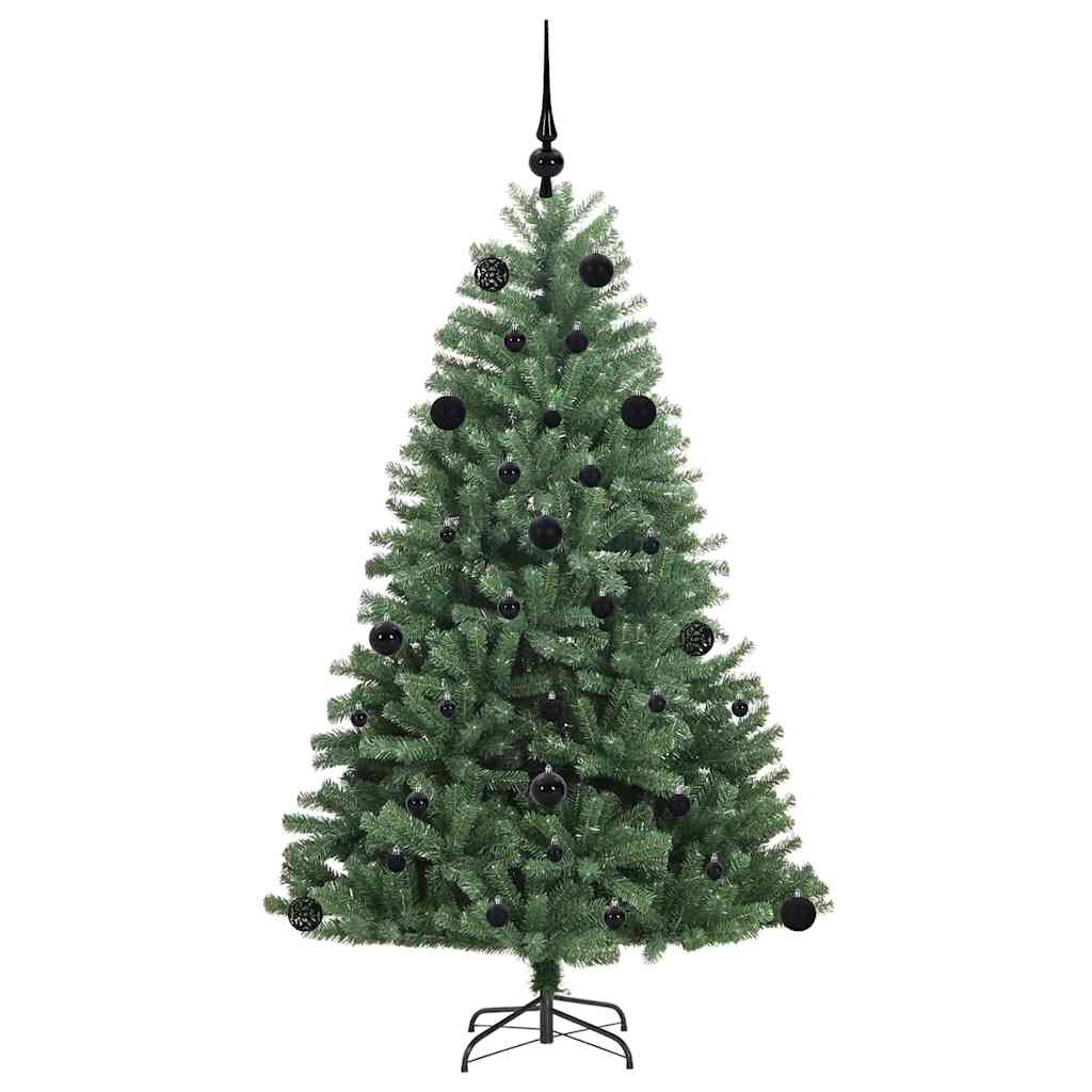 Umělý Skládací Vánoční Strom S Stojanem Zelená 150 Cm Pvc A Kov