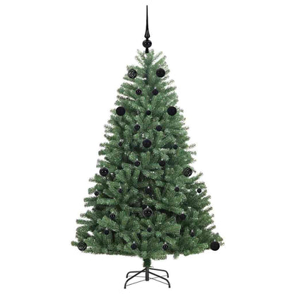Umělý Skládací Vánoční Strom S Stojanem Zelená 150 Cm Pvc A Kov