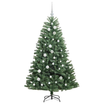 Umělý Skládací Vánoční Strom S Stojanem Zelená 150 Cm Pvc A Kov