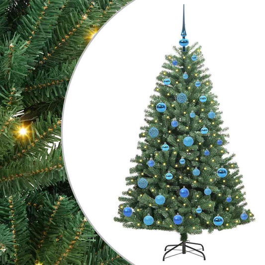 Umělý Skládací Vánoční Strom S Stojanem Zelená 150 Cm Pvc A Kov