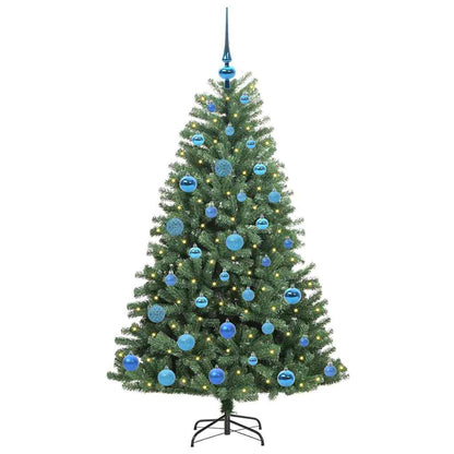 Umělý Skládací Vánoční Strom S Stojanem Zelená 150 Cm Pvc A Kov