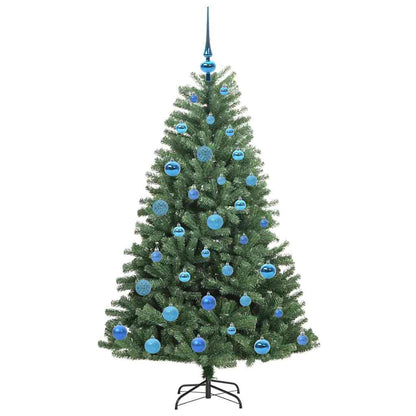 Umělý Skládací Vánoční Strom S Stojanem Zelená 150 Cm Pvc A Kov