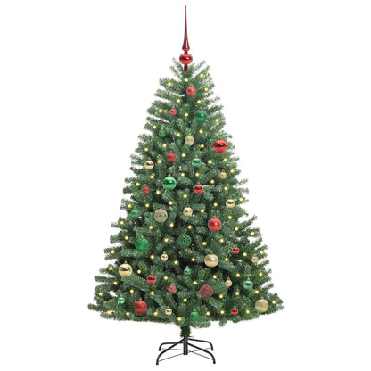 Umělý Skládací Vánoční Strom S Stojanem Zelená 150 Cm Pvc A Kov