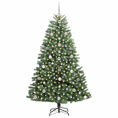 Umělý Skládací Vánoční Strom S Stojanem Zelená 180 Cm Pvc A Kov