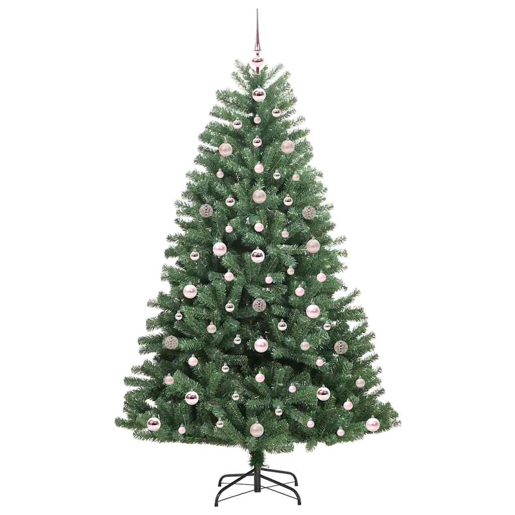 Umělý Skládací Vánoční Strom S Stojanem Zelená 180 Cm Pvc A Kov