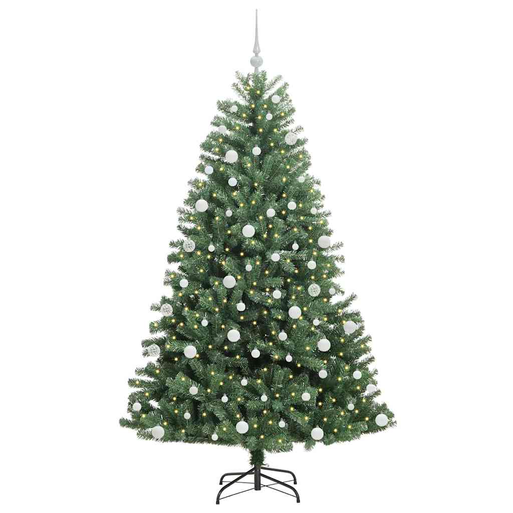 Umělý Skládací Vánoční Strom S Stojanem Zelená 180 Cm Pvc A Kov