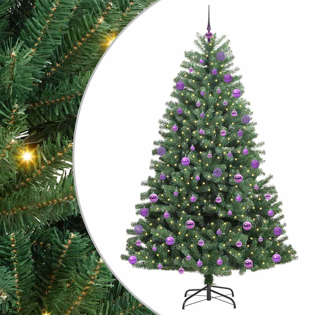 Umělý Skládací Vánoční Strom S Stojanem Zelená 180 Cm Pvc A Kov