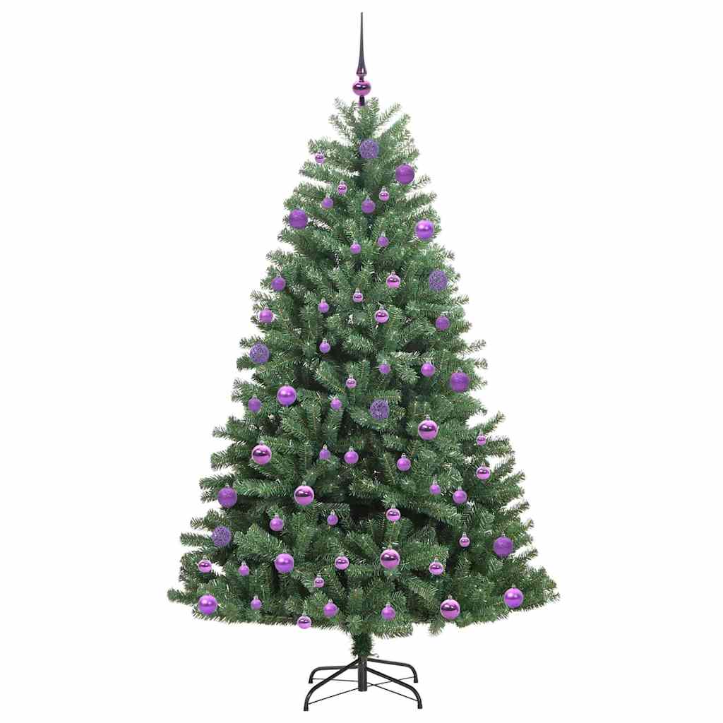 Umělý Skládací Vánoční Strom S Stojanem Zelená 210 Cm Pvc A Kov