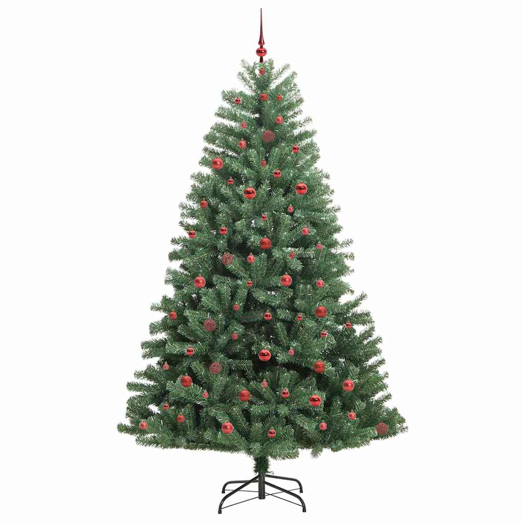 Umělý Skládací Vánoční Strom S Stojanem Zelená 240 Cm Pvc A Kov
