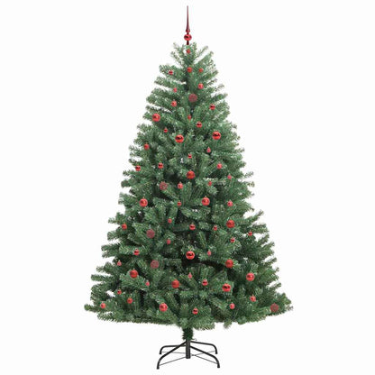 Umělý Skládací Vánoční Strom S Stojanem Zelená 240 Cm Pvc A Kov