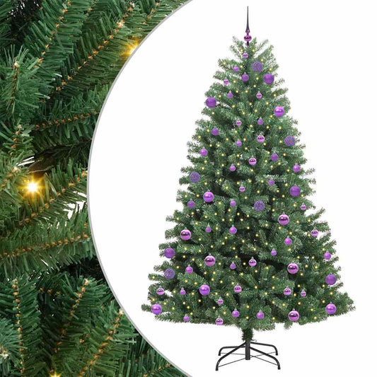 Umělý Skládací Vánoční Strom S Stojanem Zelená 240 Cm Pvc A Kov