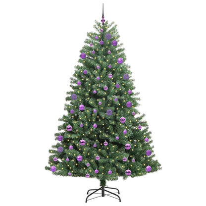 Umělý Skládací Vánoční Strom S Stojanem Zelená 240 Cm Pvc A Kov