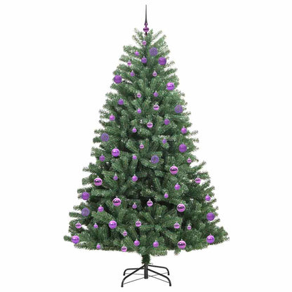Umělý Skládací Vánoční Strom S Stojanem Zelená 240 Cm Pvc A Kov