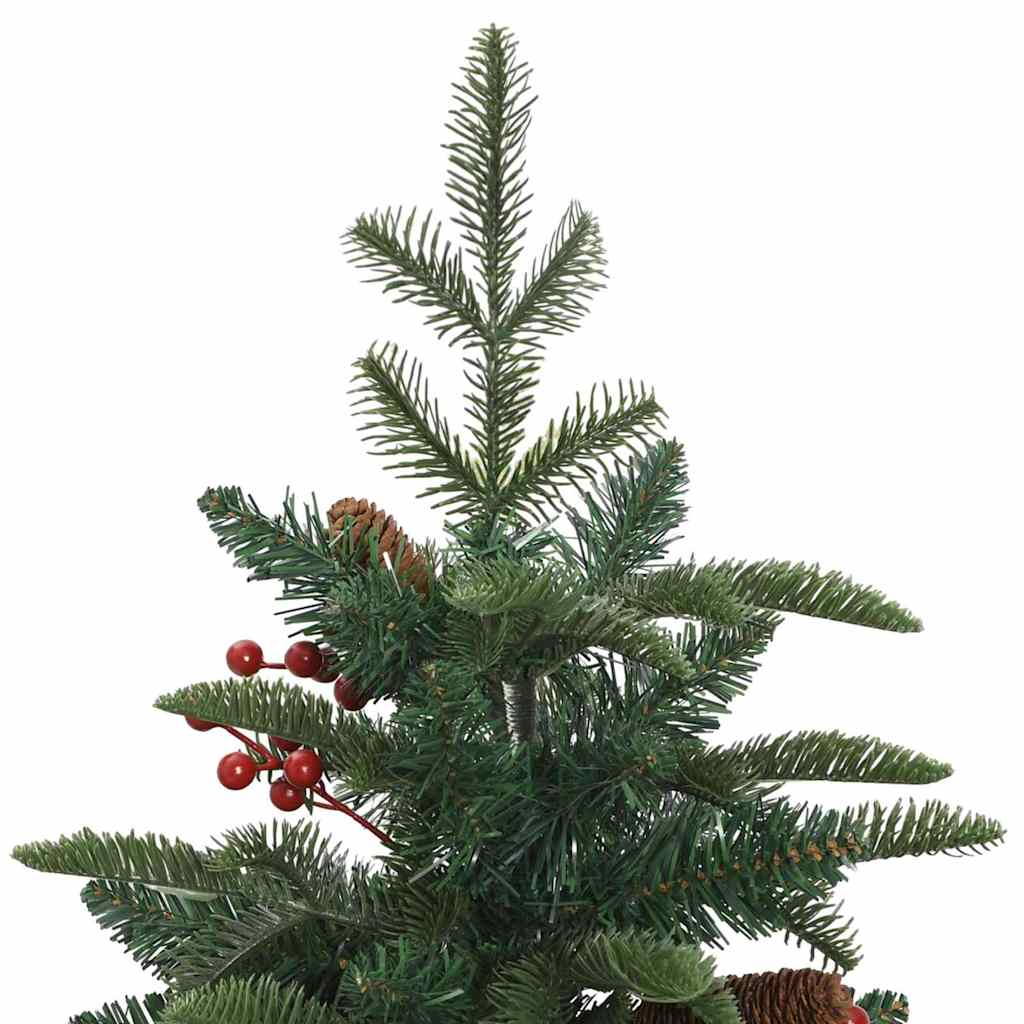 Umělý Vánoční Stromeček Zelená 150 Cm Pvc, Kov A Plast