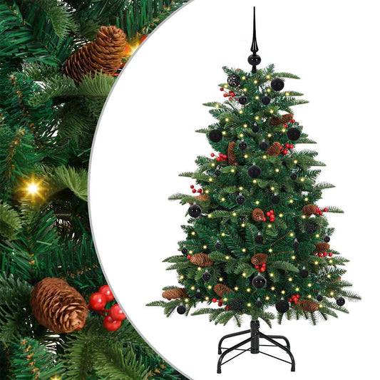 Umělý Vánoční Stromeček Zelená 150 Cm Pvc, Kov A Plast