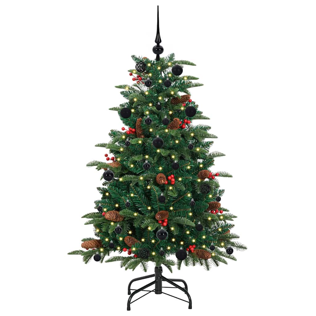 Umělý Vánoční Stromeček Zelená 150 Cm Pvc, Kov A Plast