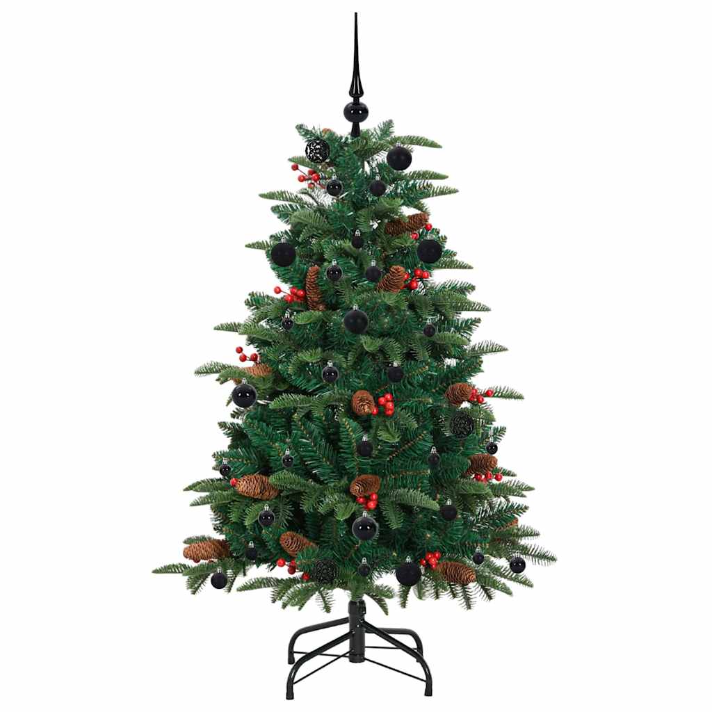 Umělý Vánoční Stromeček Zelená 150 Cm Pvc, Kov A Plast